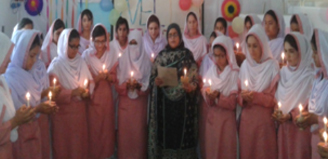 International Day of Midwife & Lamp Lighting Ceremony at CMW School HANDS Jamkanda Batch 2016-2017